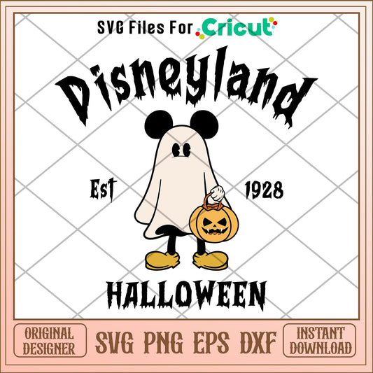 Mickey Disneyland Est 1928 Halloween svg, Disney characters svg, Digital Download