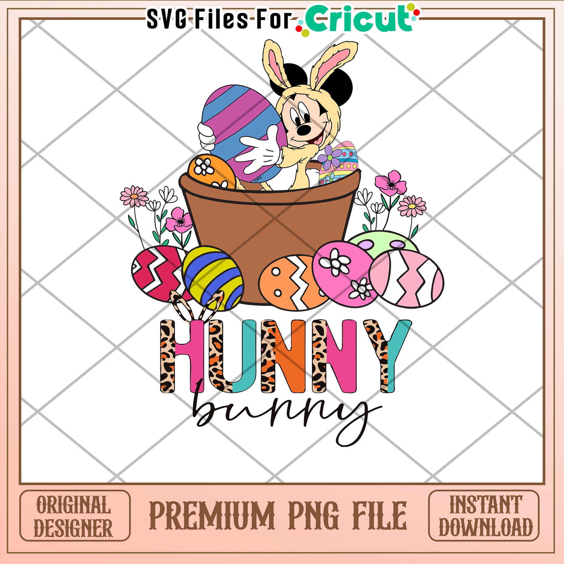 Mickey Easter Bunny PNG Download