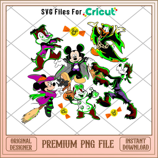 Mickey Frankenstein png, Disney characters png, Digital Download