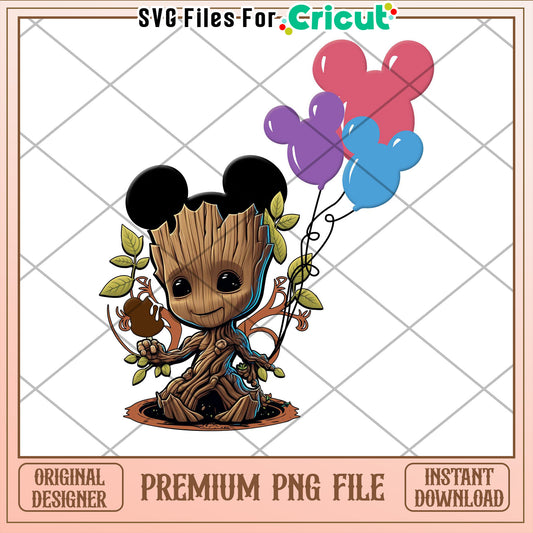 Mickey Groot PNG Cricut Instant Download