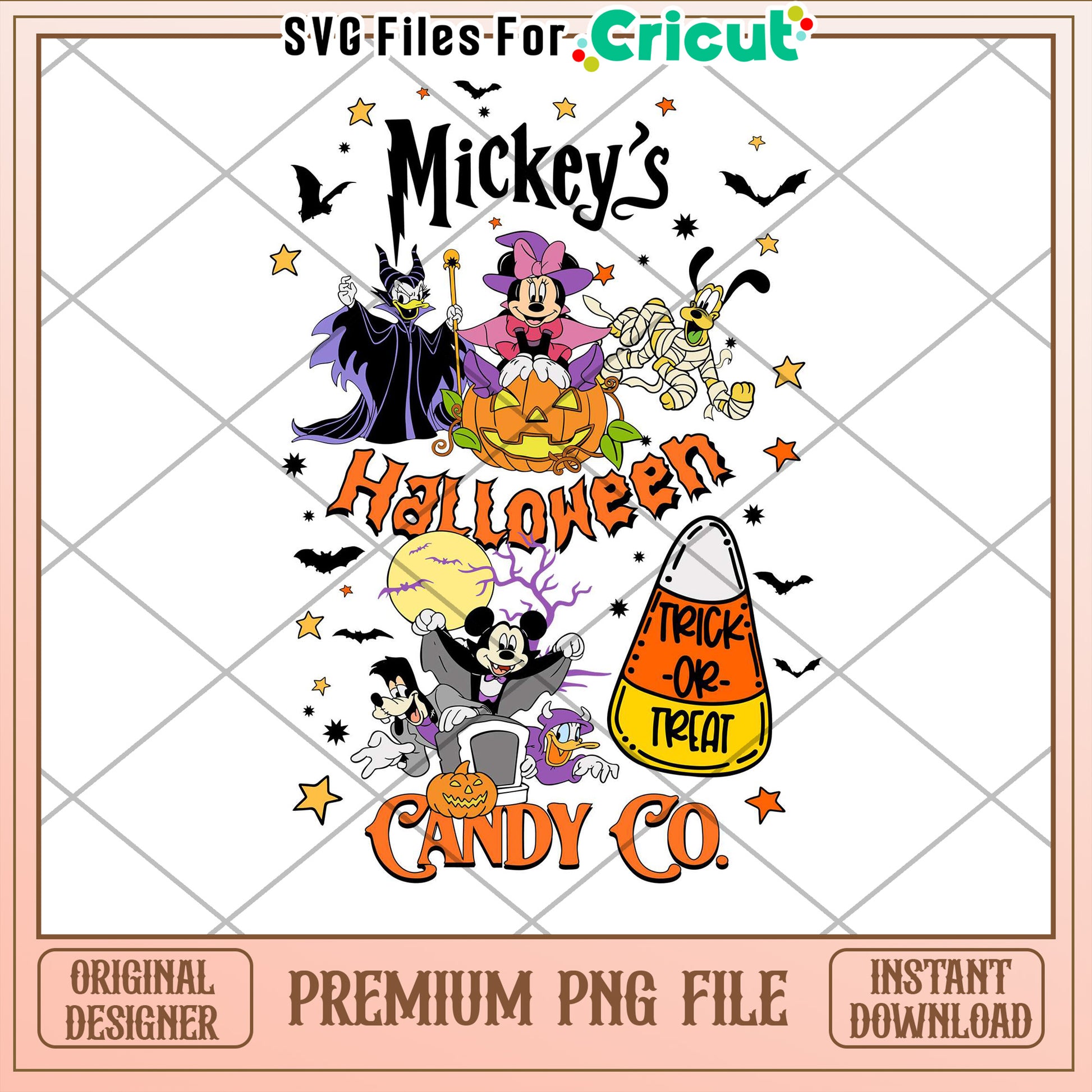 Mickey Halloween Candy Co PNG