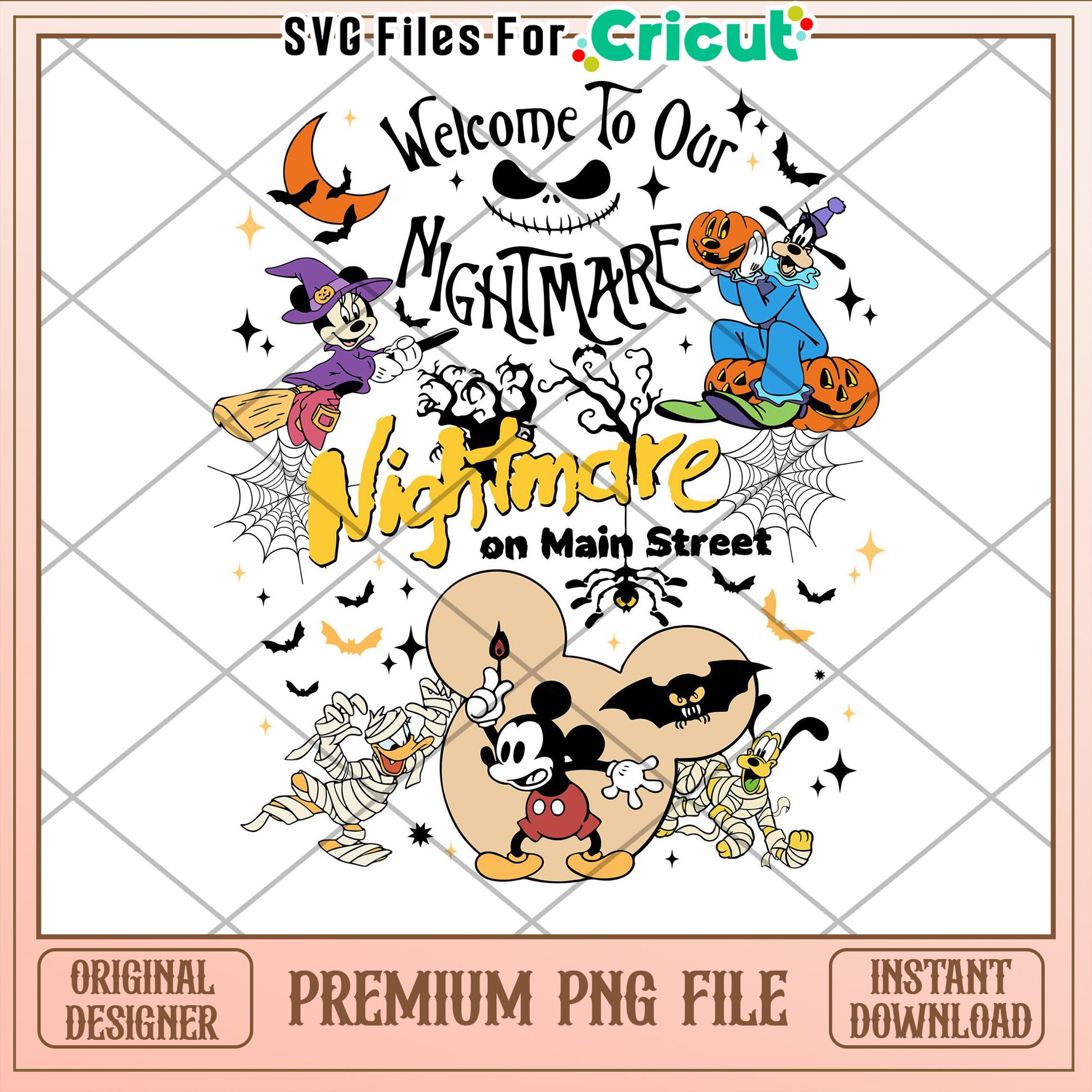 Mickey Halloween Nightmare PNG