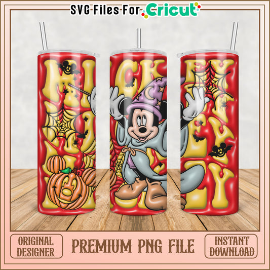 Mickey Halloween Tumbler PNG