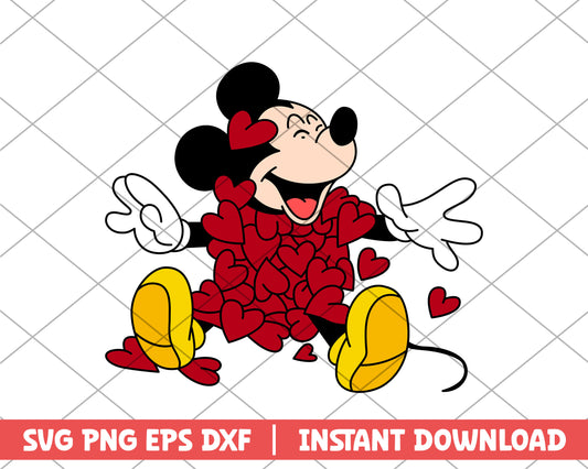 Mickey Heart svg 