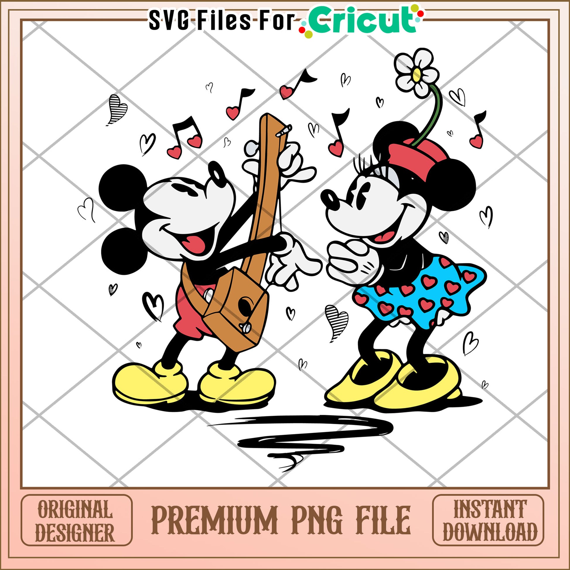 Mickey Minnie PNG Cricut Design Instant Download