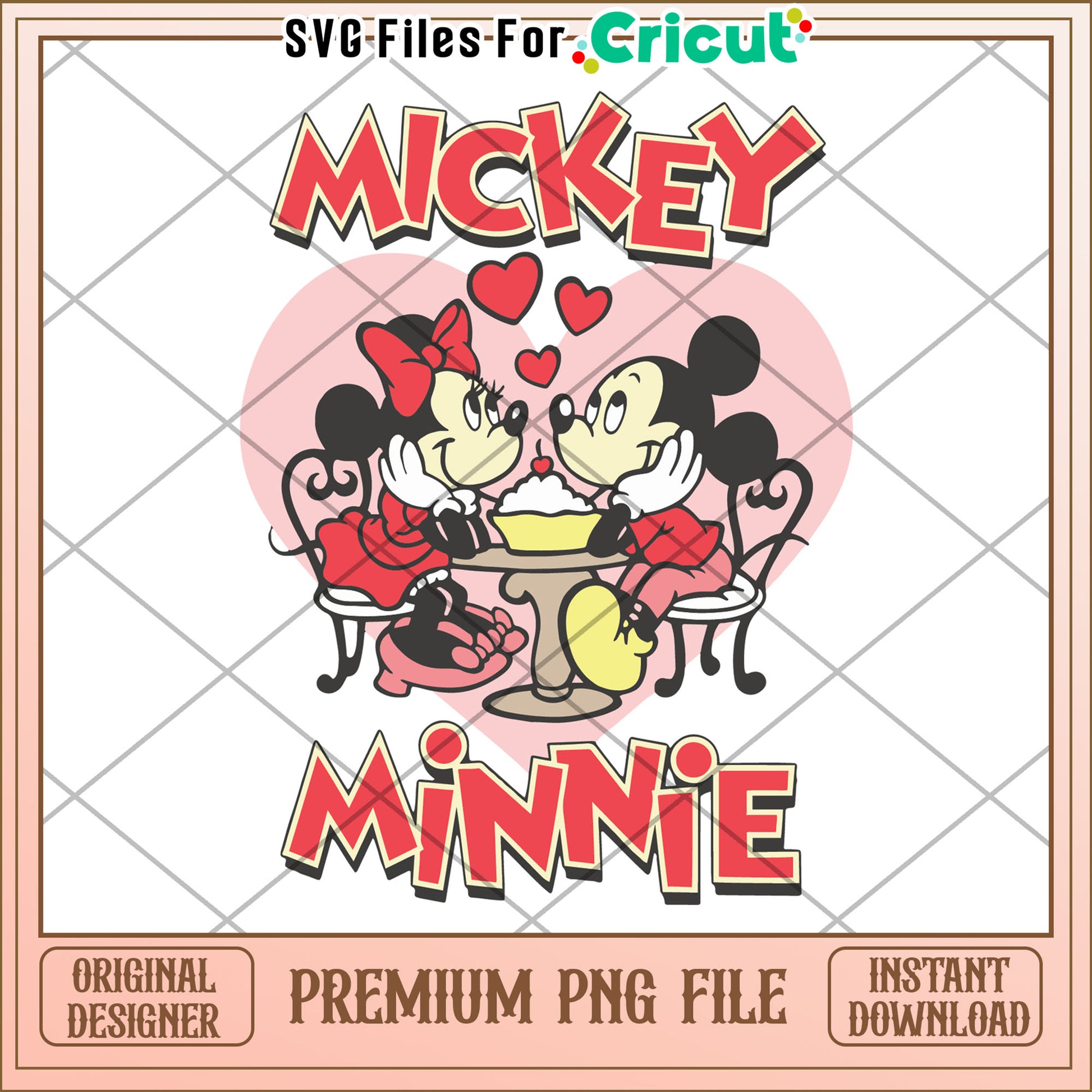 Mickey Minnie Valentines PNG Download