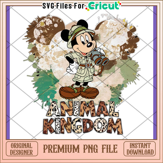 Mickey Mouse Animal Kingdom PNG Design Download