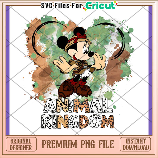 Mickey Mouse Animal Kingdom PNG Design for Download
