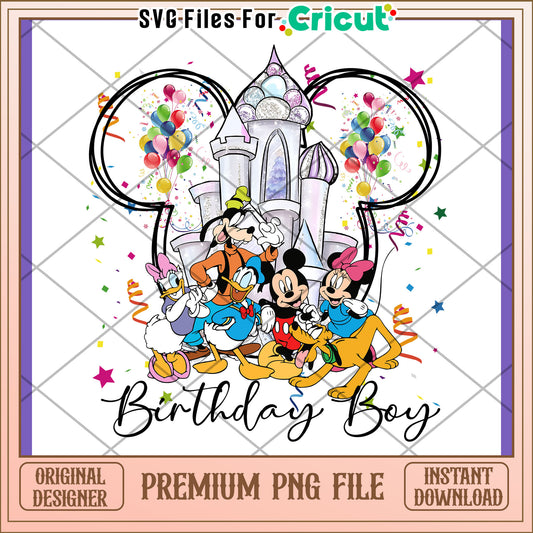 Mickey Mouse Birthday Boy PNG
