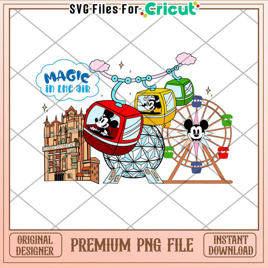 Mickey Mouse Disney Park PNG