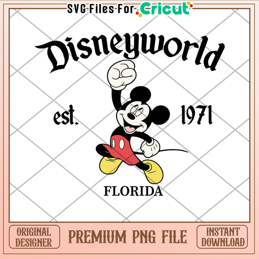 Mickey Mouse Disney World PNG