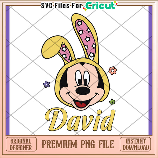 Mickey Mouse Easter Bunny PNG