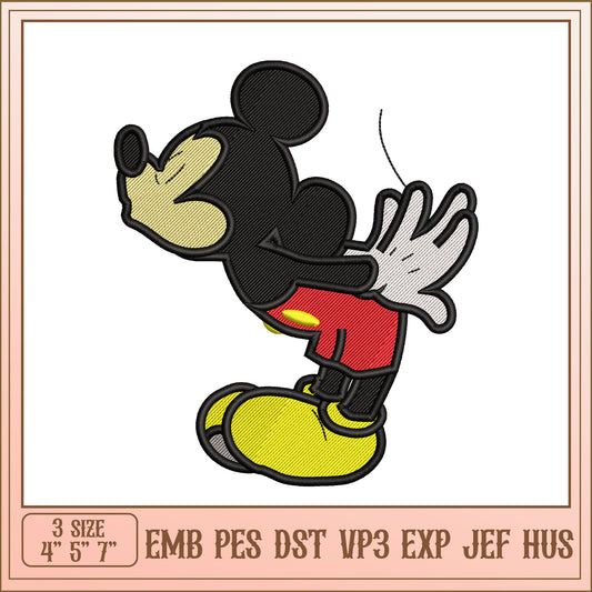 Mickey Mouse Embroidery Design Pattern for Sewing Machines