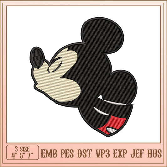 Mickey Mouse Embroidery Design for All Formats and Sizes