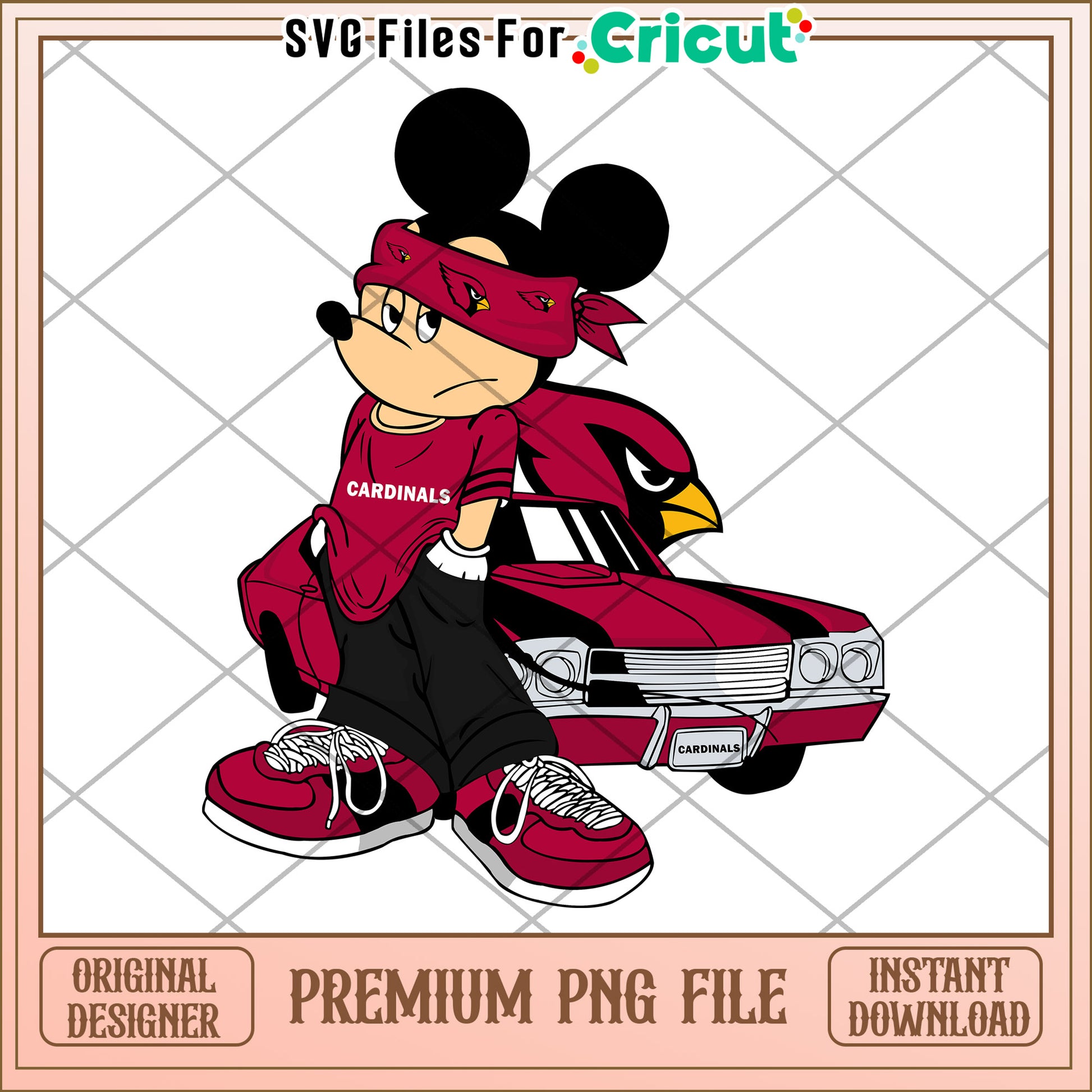 Mickey Mouse Graphic PNG File, Perfect for Cricut Projects