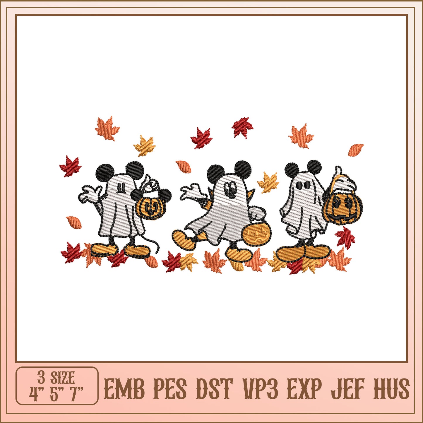 Mickey Mouse Halloween Embroidery