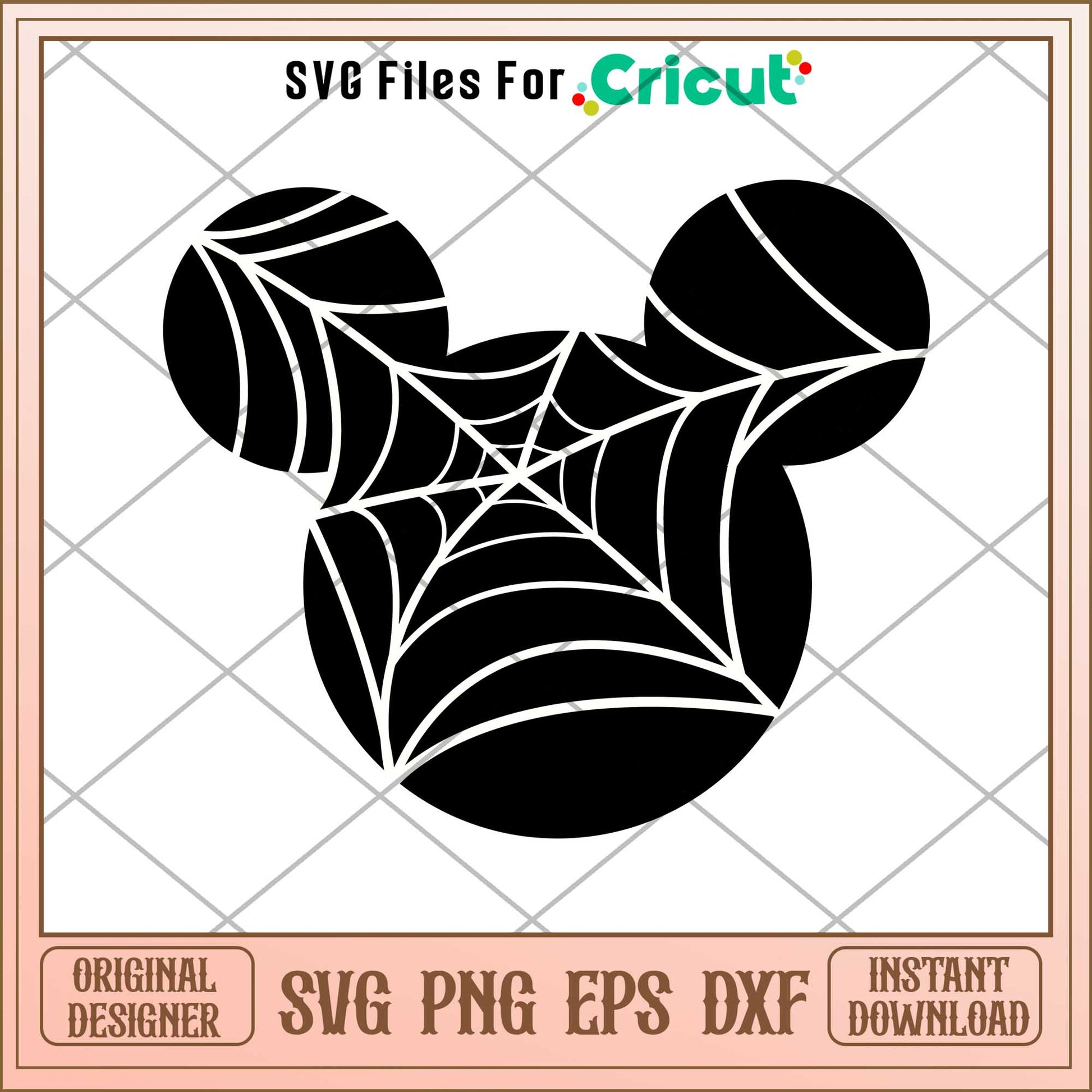 Mickey Mouse Halloween Head svg, Disney characters svg, Digital Download