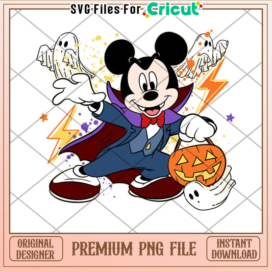 Mickey Mouse Halloween PNG Cricut
