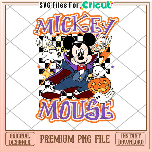 Mickey Mouse Halloween PNG Sublimation