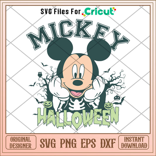 Mickey Mouse Halloween svg, Disney characters svg, Digital Download