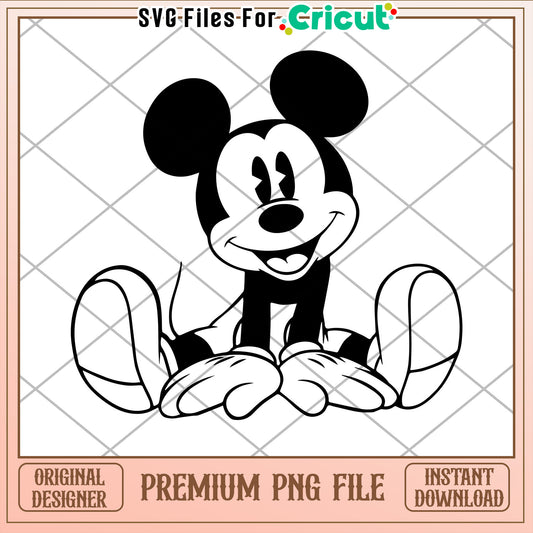 Mickey Mouse PNG Cricut File