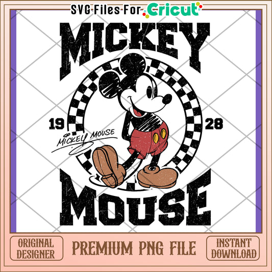 Mickey Mouse PNG Design Instant Download