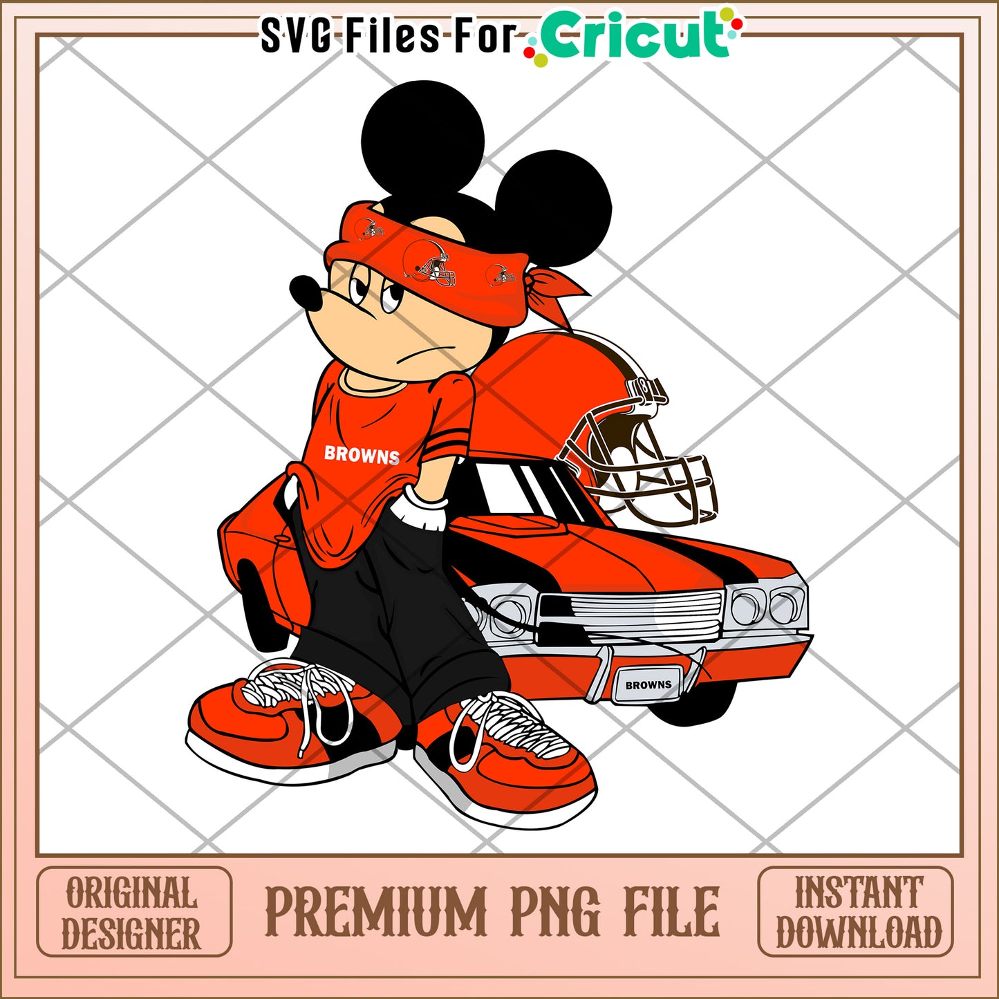 Mickey Mouse PNG Design for Cricut, Instant Download File Available