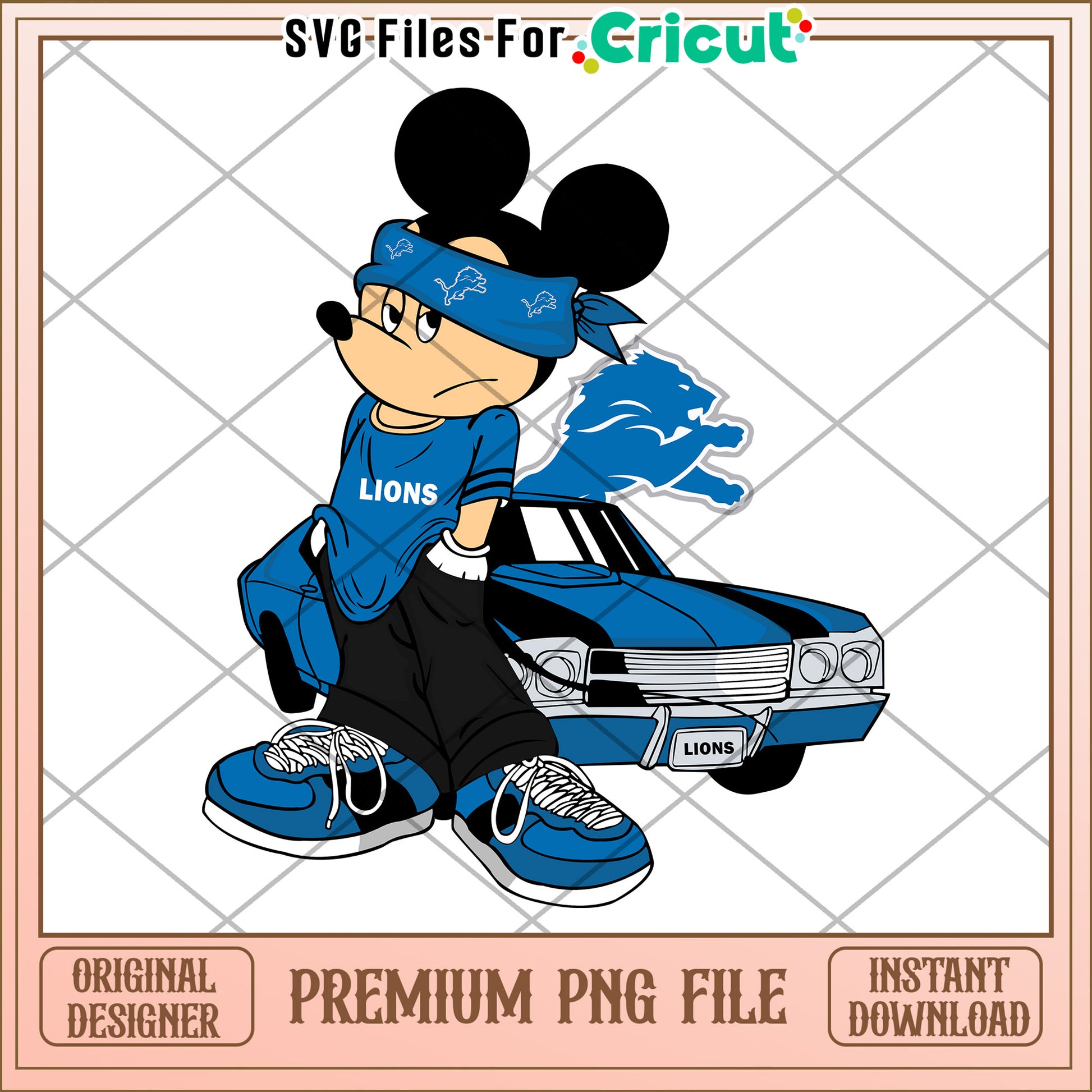 Mickey Mouse PNG File for Cricut, Premium Quality for Crafts