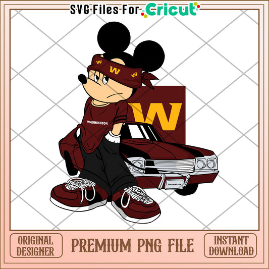 Mickey Mouse PNG file for crafts, perfect for Cricut projects