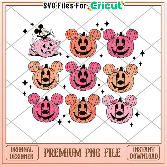 Mickey Mouse Pumpkin PNG Sublimation