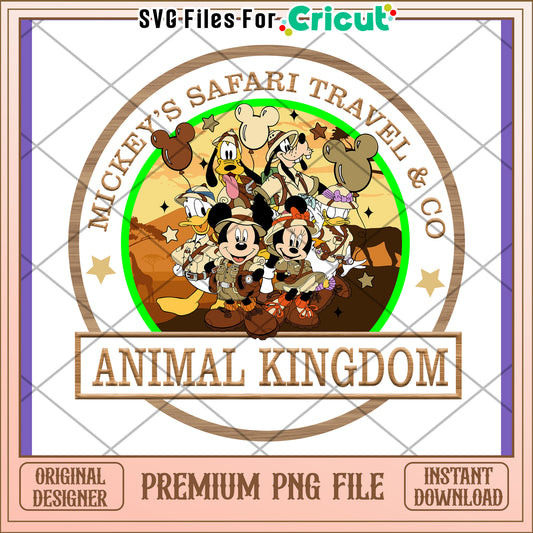 Mickey Mouse Safari PNG Animal Kingdom