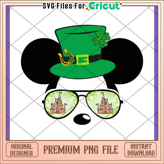 Mickey Mouse Saint Patrick's Day PNG Design Download