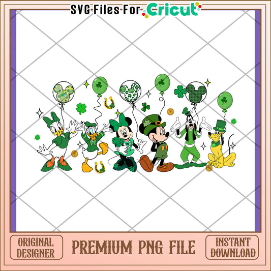 Mickey Mouse St Patrick's Day PNG Design Download