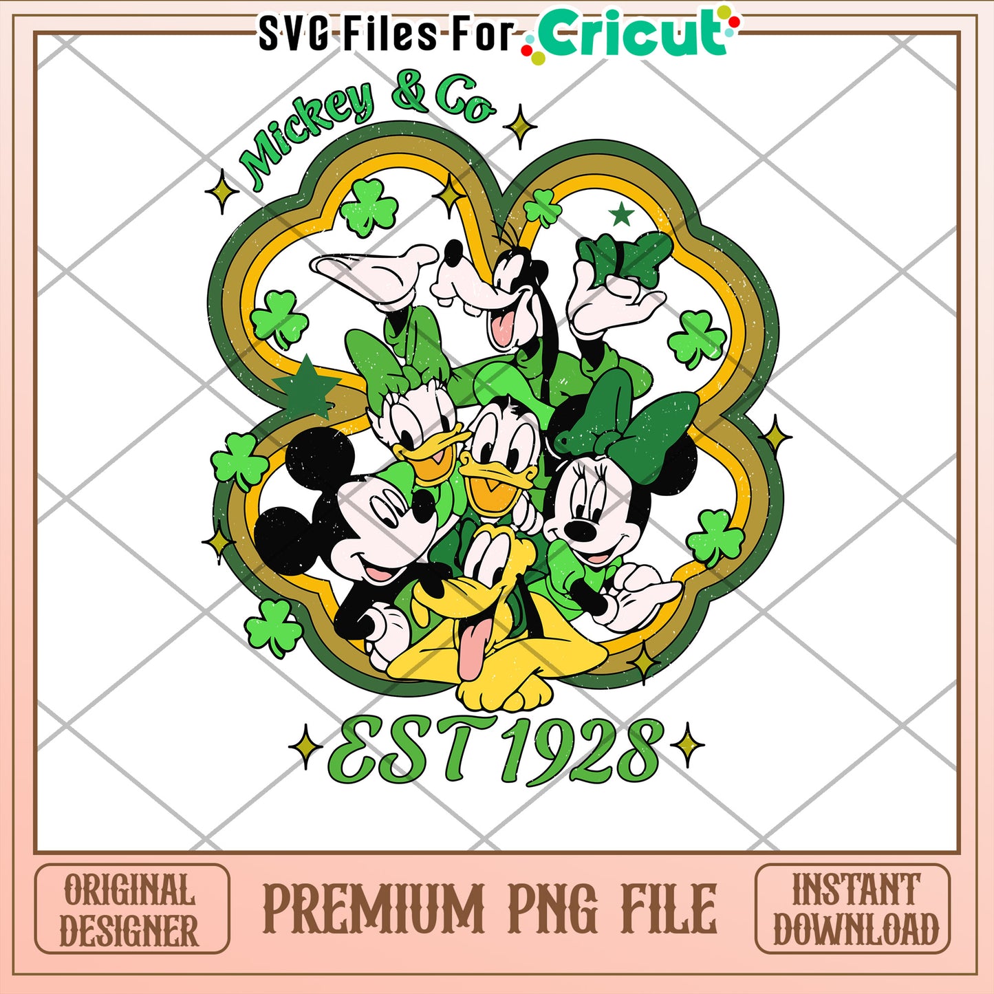 Mickey Mouse St Patricks PNG