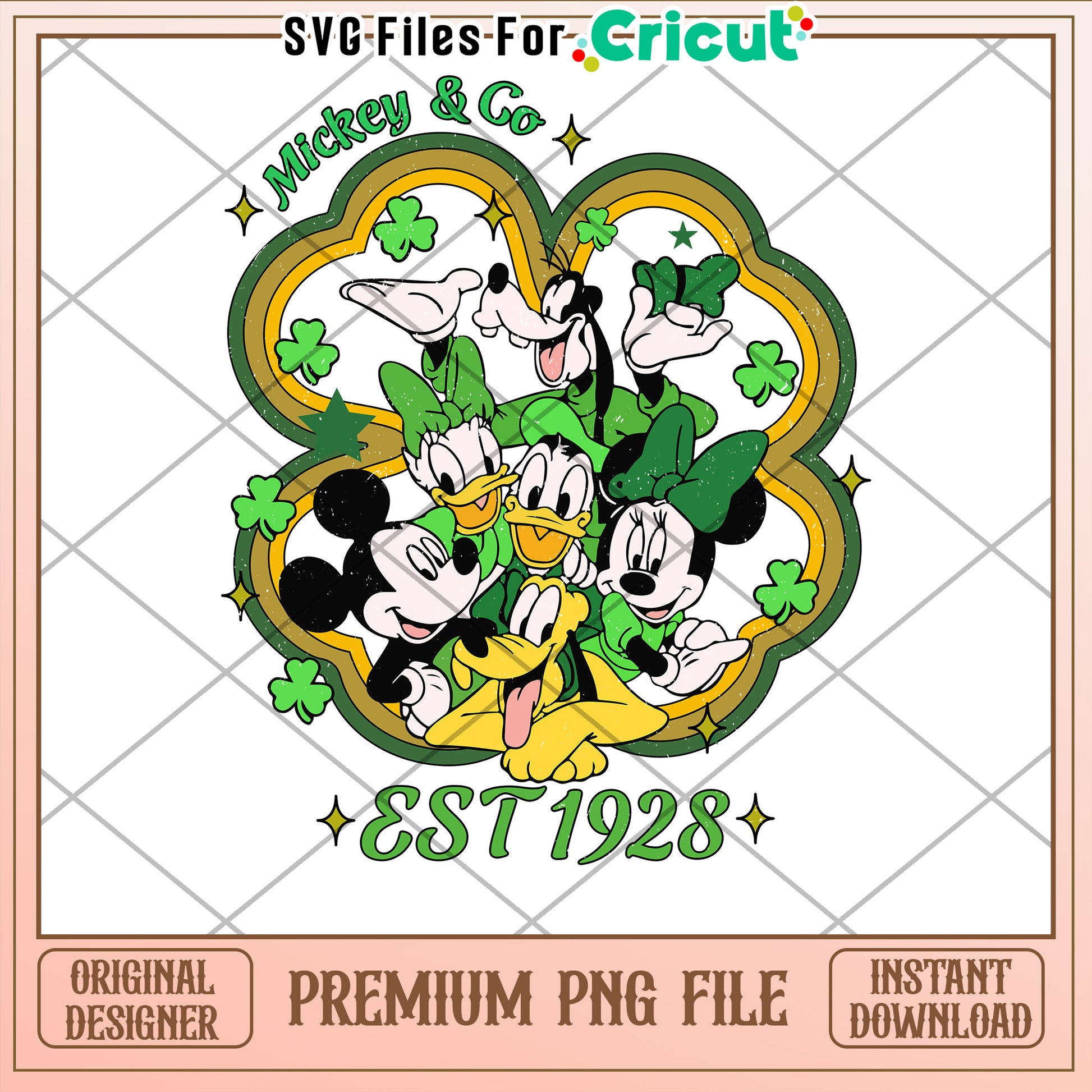 Mickey Mouse St Patricks PNG