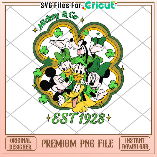 Mickey Mouse St Patricks PNG