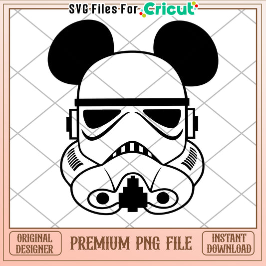 Mickey Mouse Stormtrooper PNG