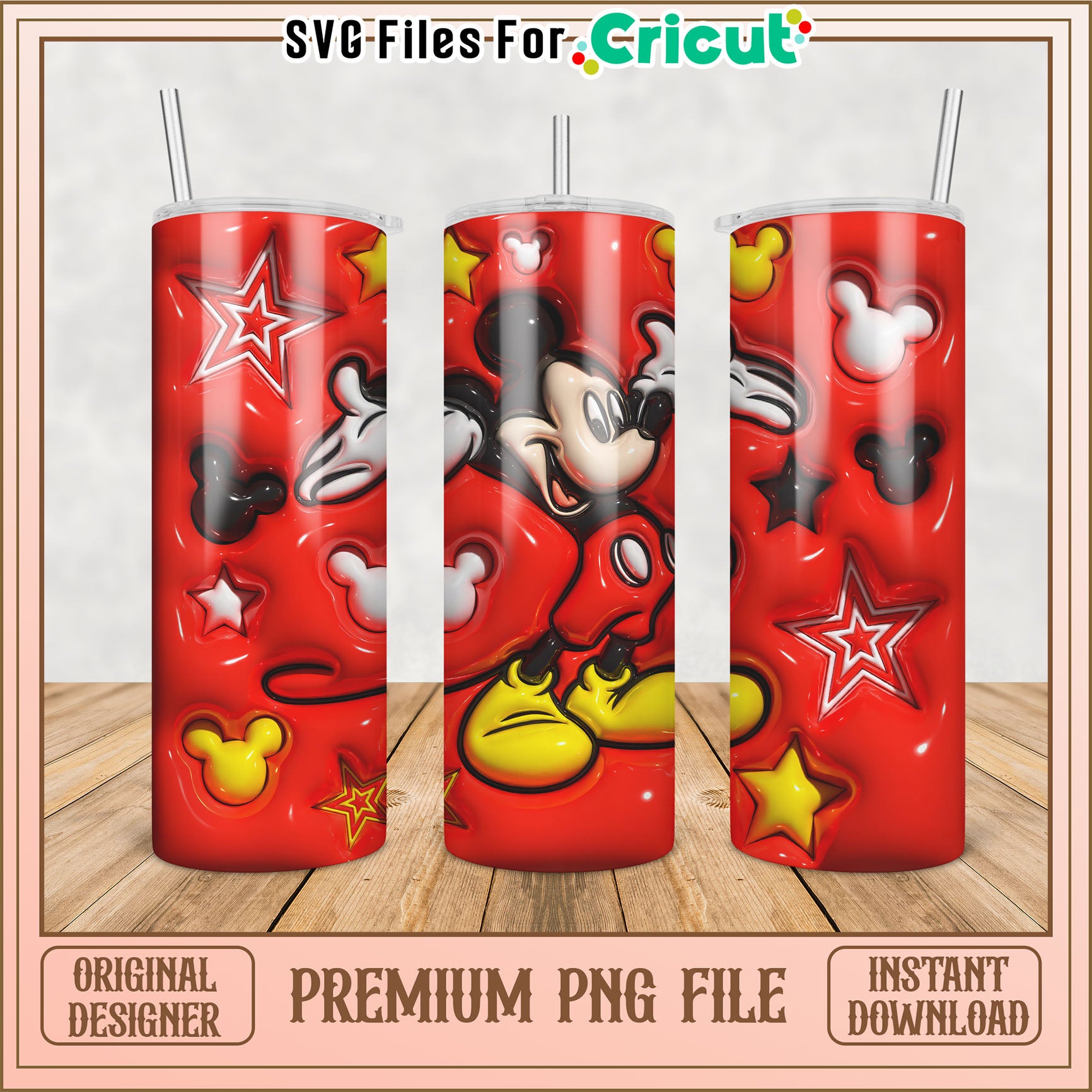 Mickey Mouse Sublimation PNG