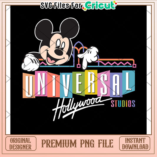 Mickey Mouse Universal Studios PNG
