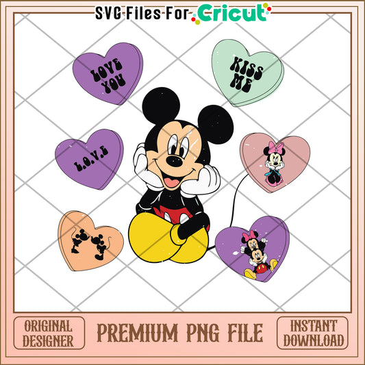 Mickey Mouse Valentine PNG