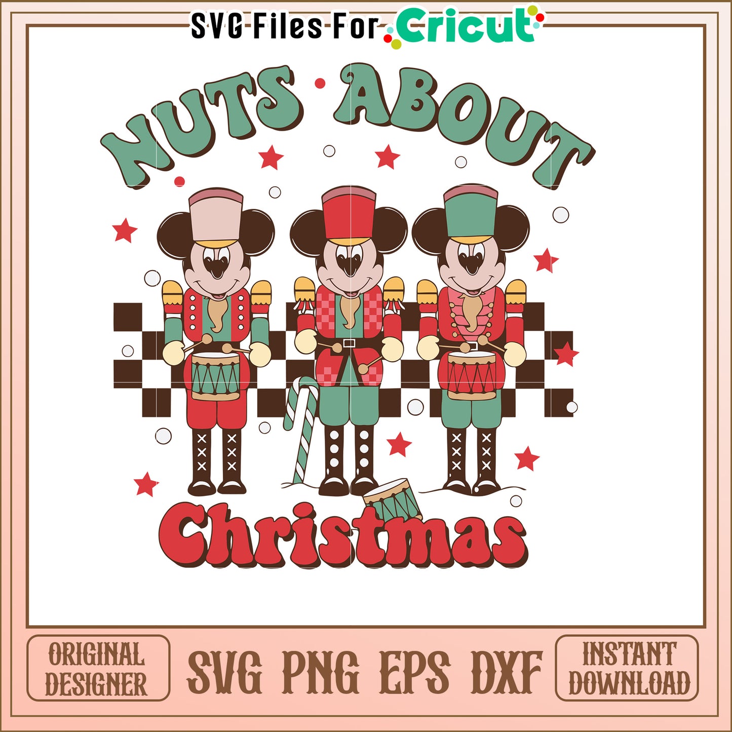 Mickey Nutcracker Christmas SVG