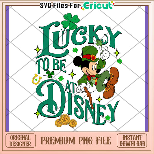 Mickey St Patricks Day Disney PNG