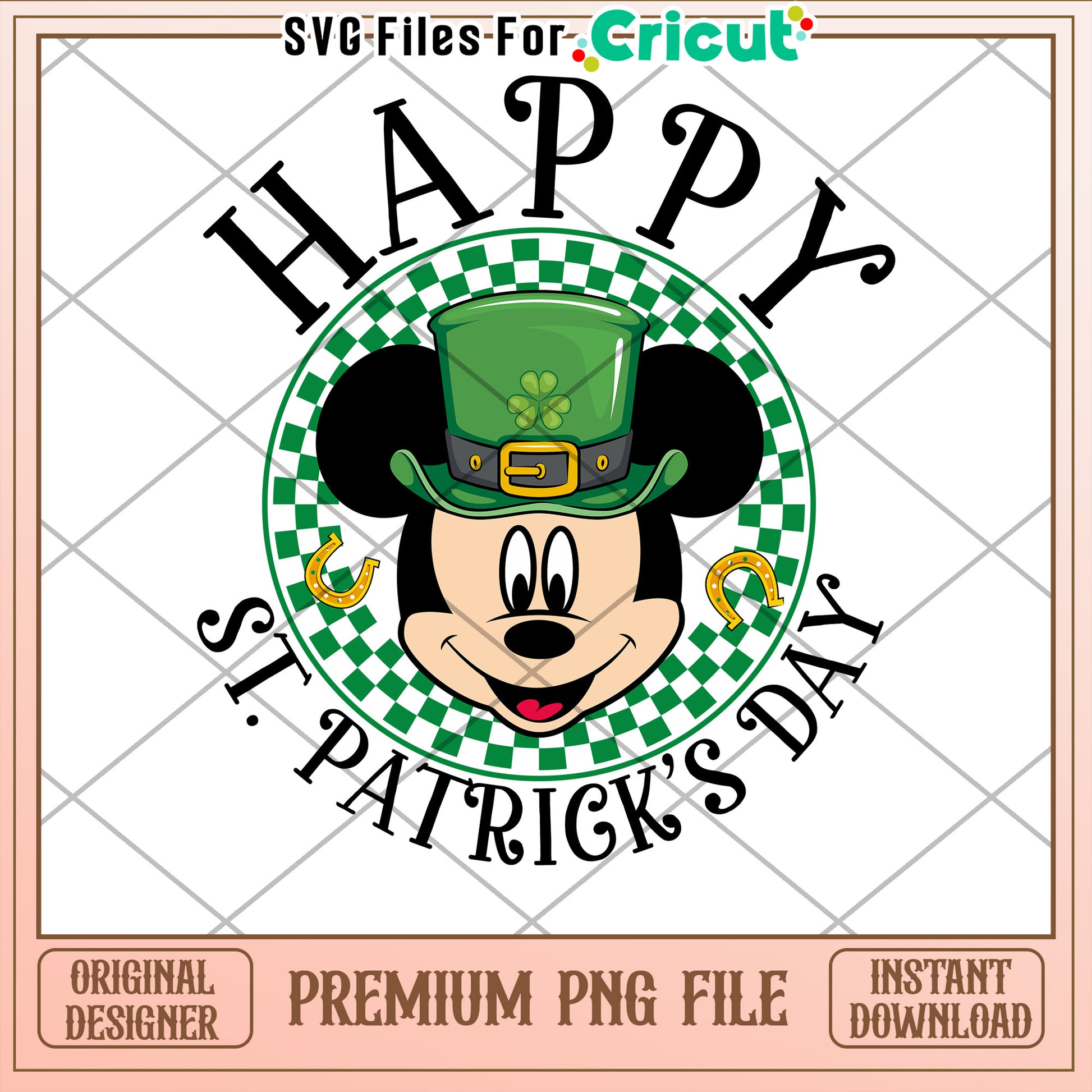 Mickey St Patricks Day PNG