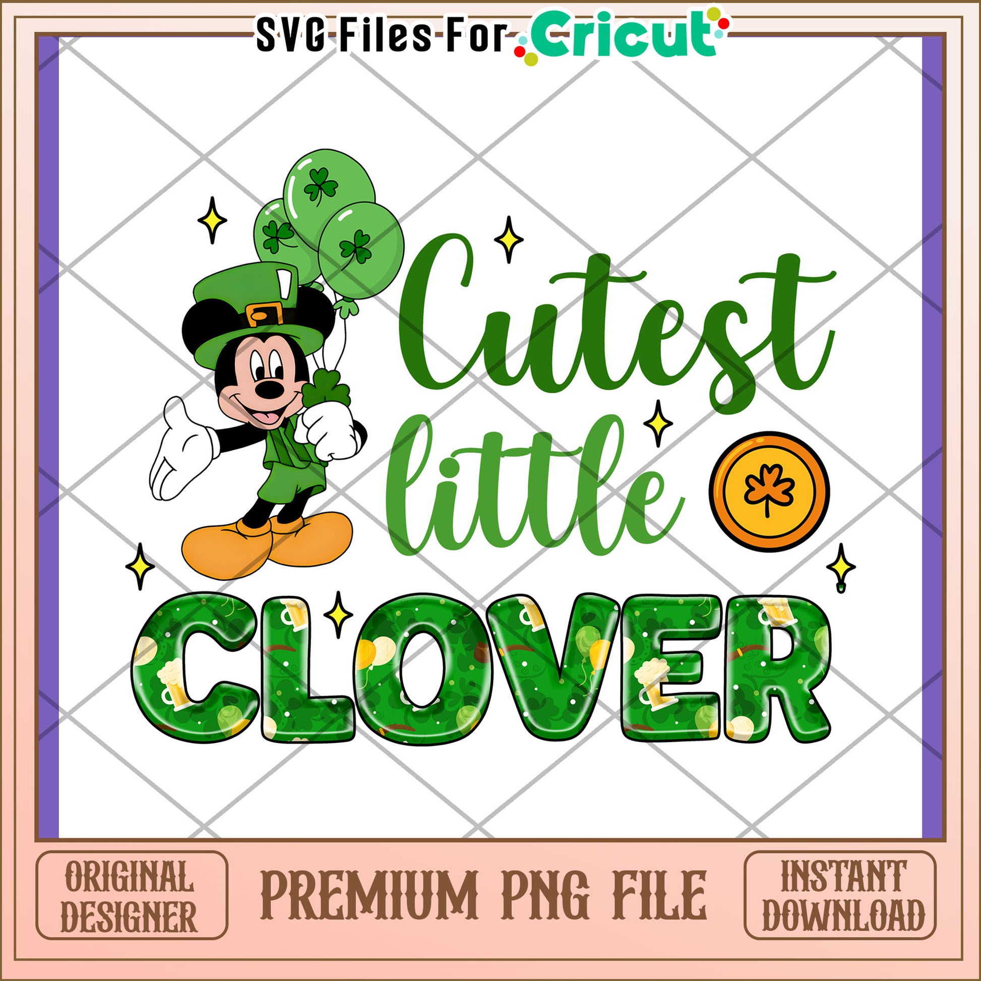 Mickey St Patricks Day PNG