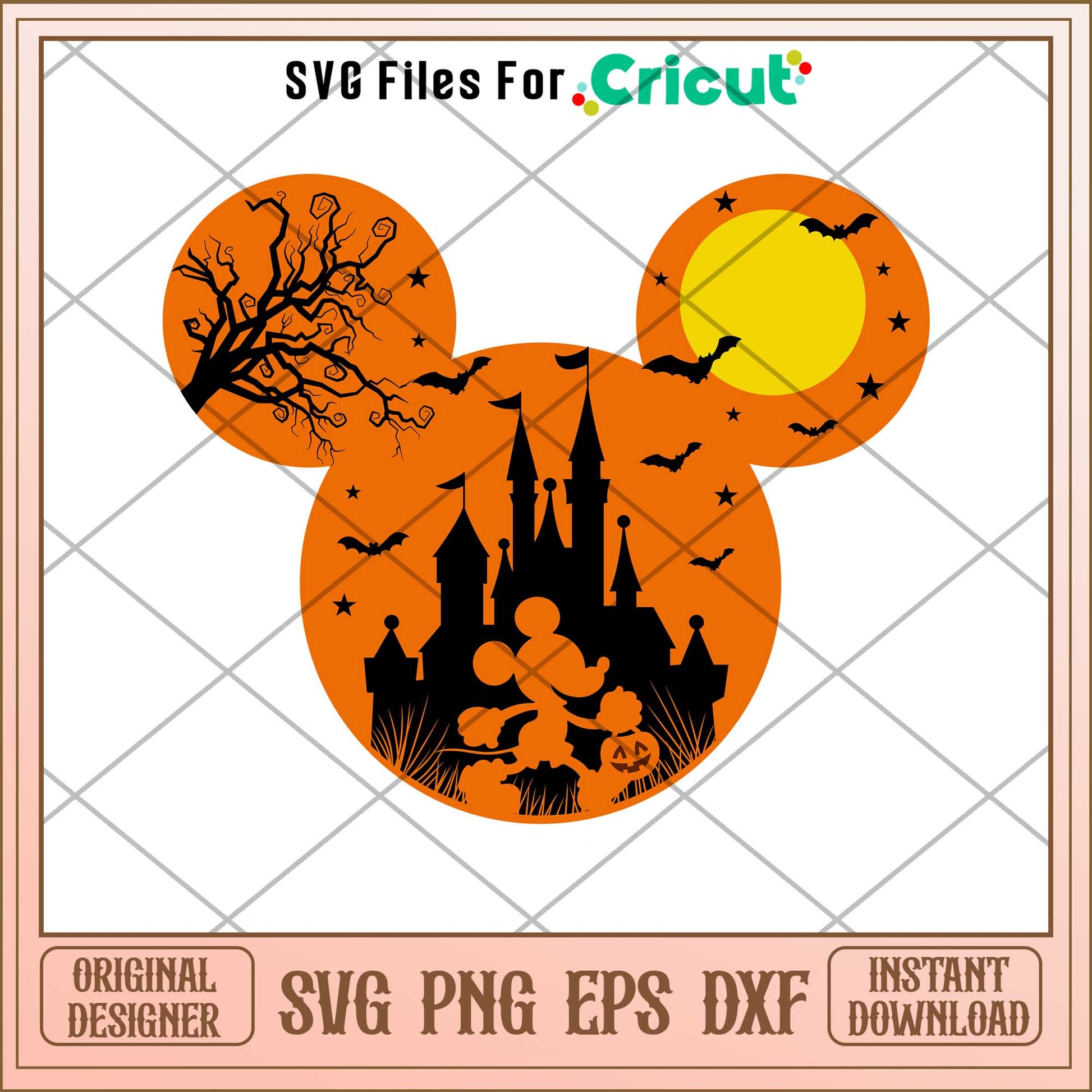 Mickey Trick or Treat halloween svg, Disney characters svg, Digital Download