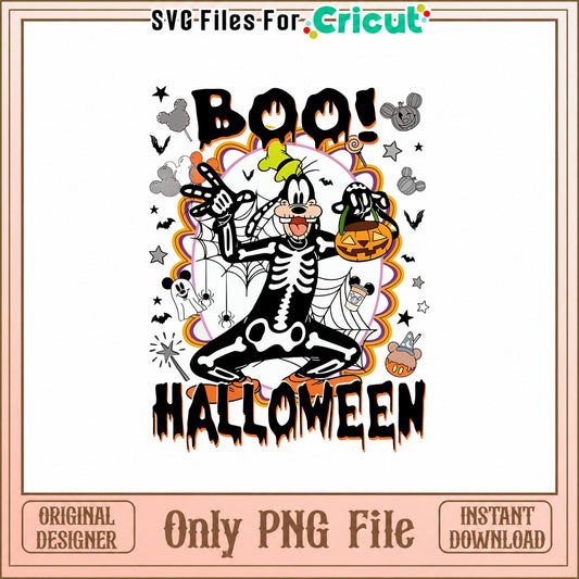 Mickey And Friends Halloween PNG, Disney Boo PNG, Halloween PNG