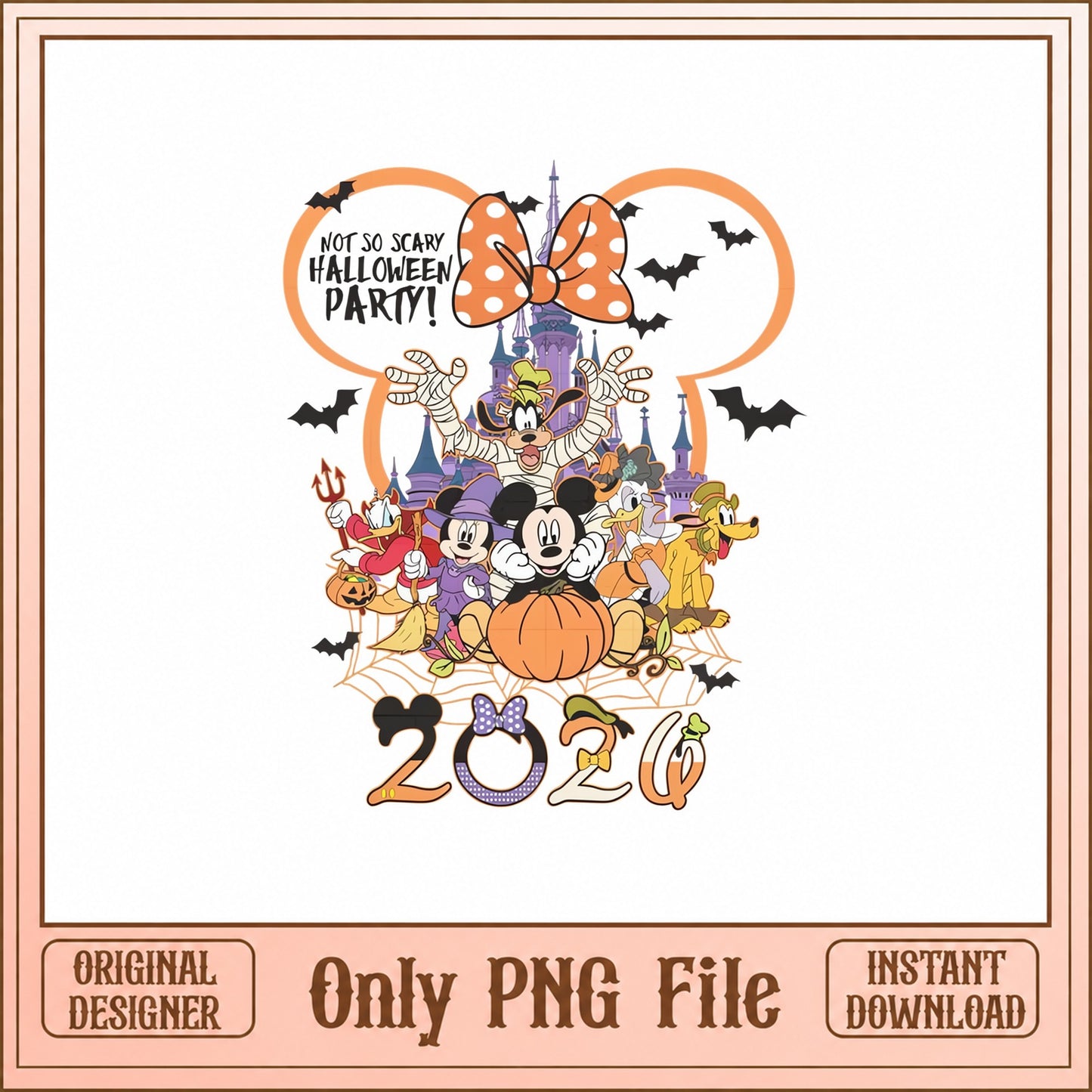 Mickey And Friends Halloween Party PNG, Disney Halloween 2020, PNG