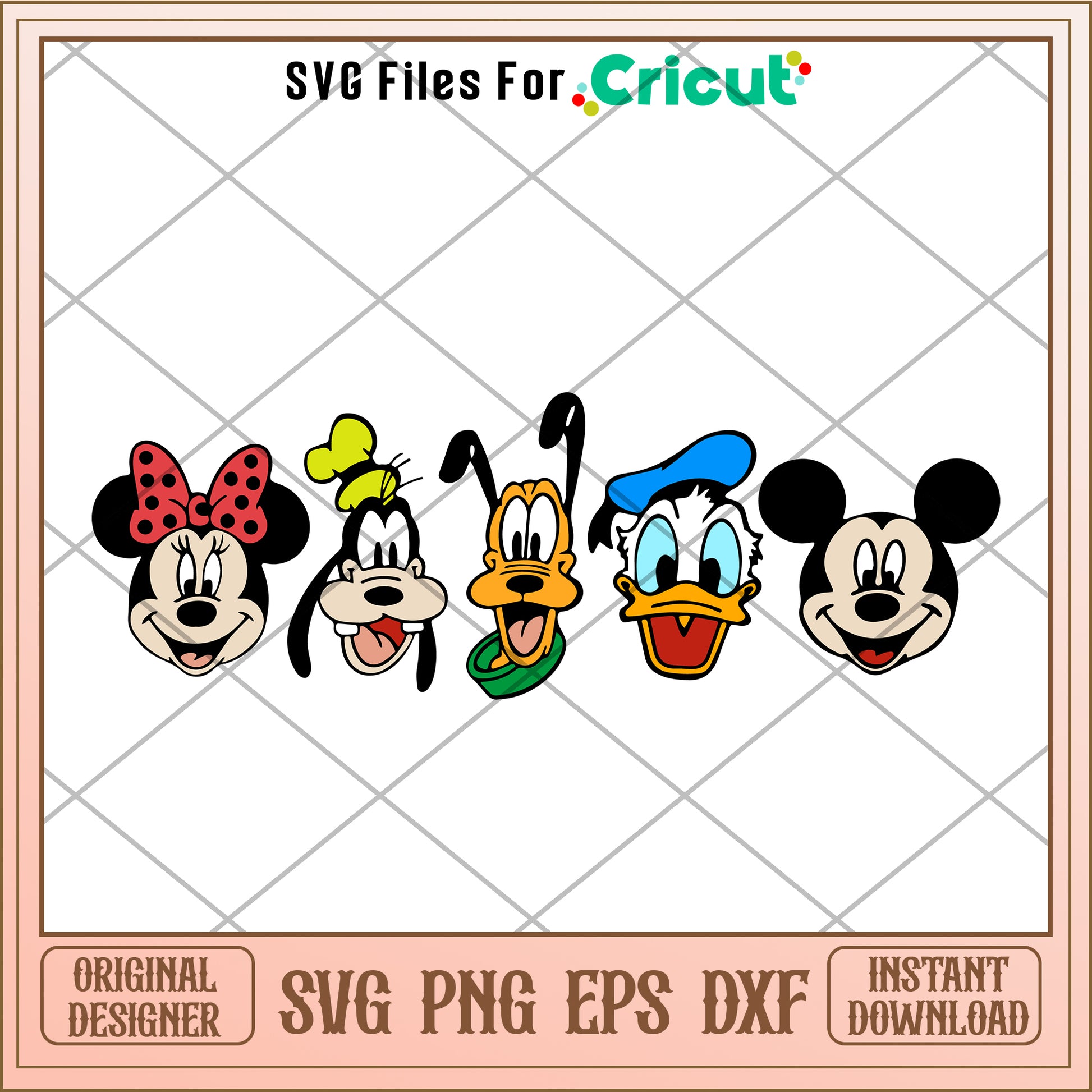 Disney Mickey friends SVG digital design