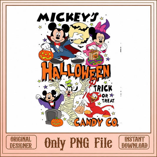 Mickey Halloween SVG, Disney Trick Or Treat PNG, Halloween SVG