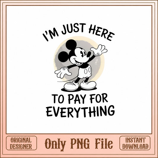 Mickey Mouse Funny Quote PNG, Disney Character PNG, Adult Humor PNG